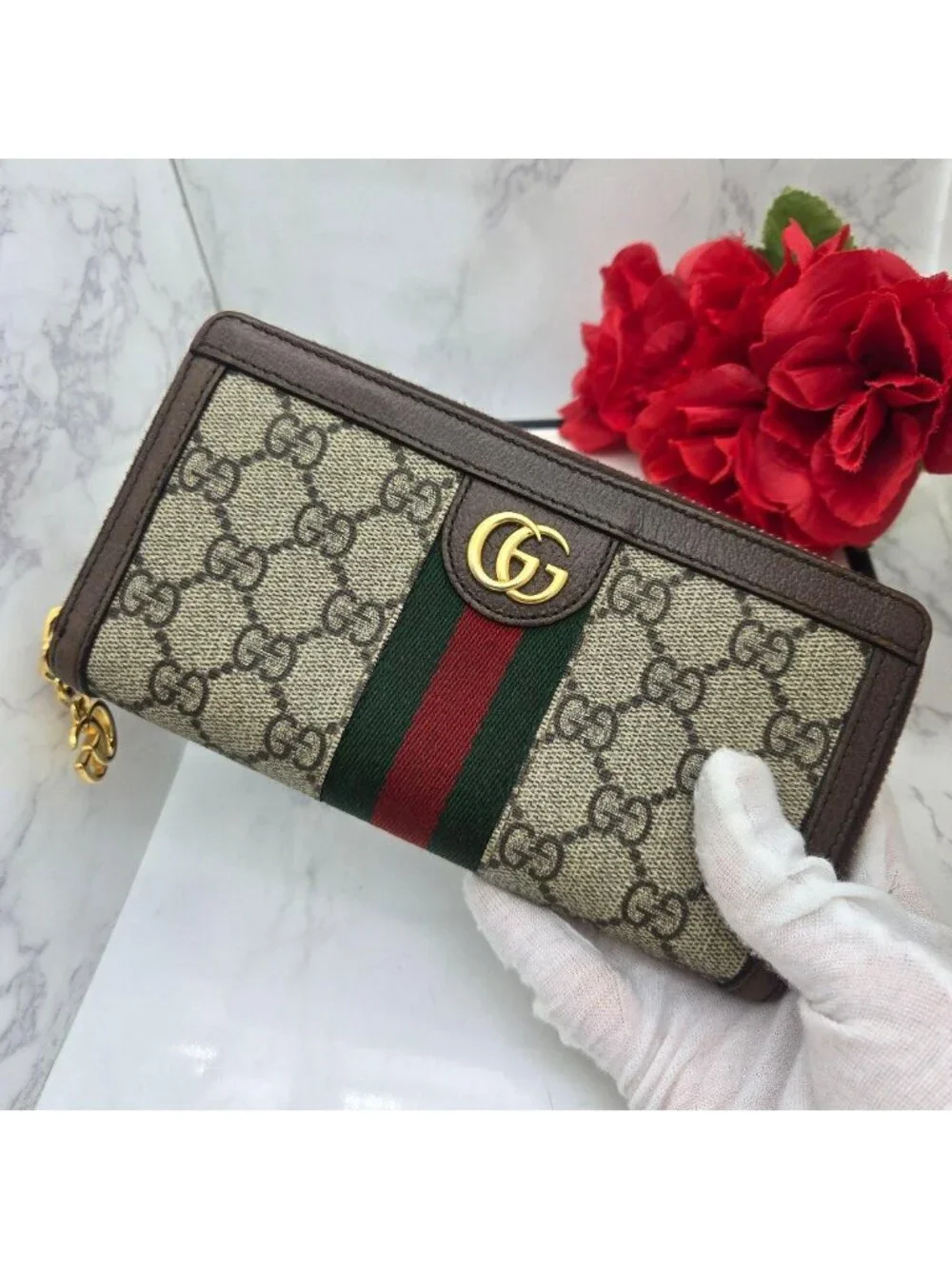 Gucci Wallet Ophidia Sherry Line